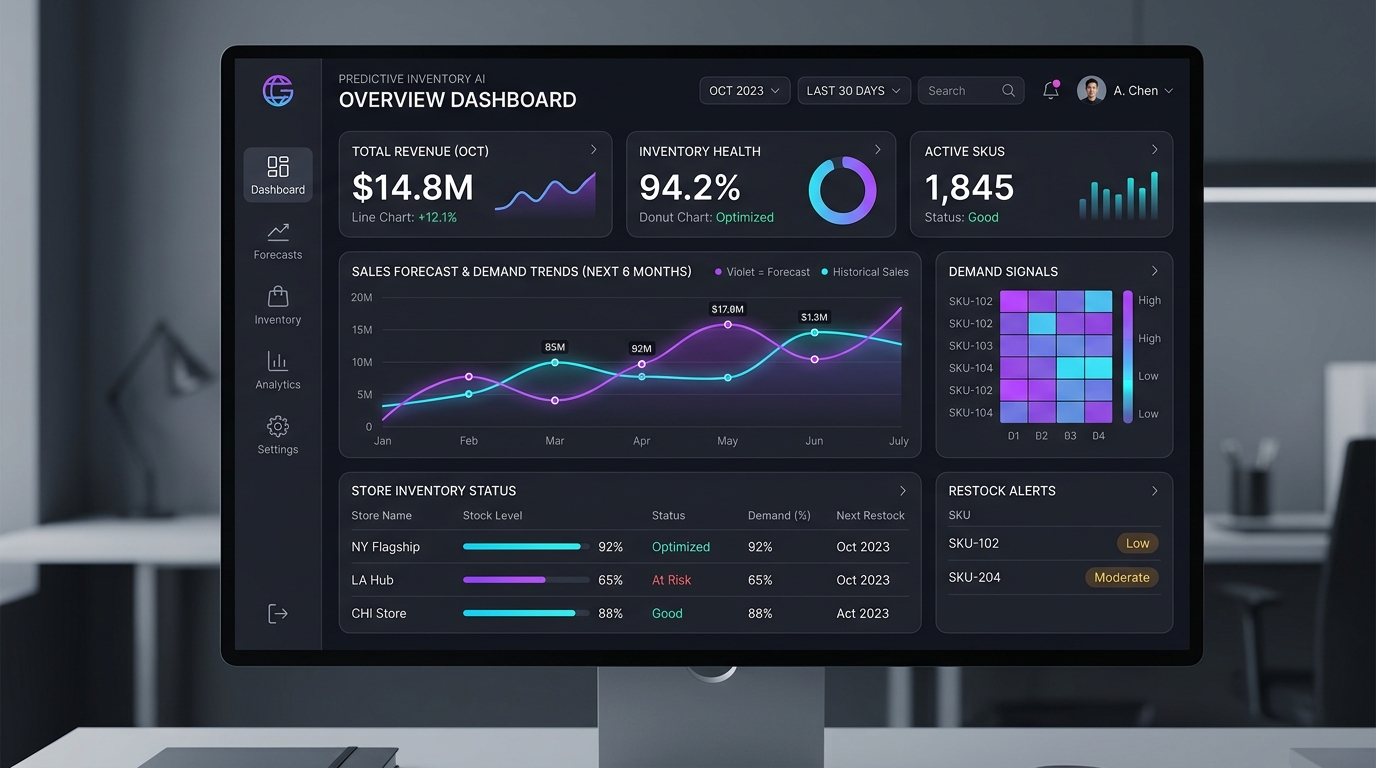 AI Predictive Inventory Dashboard